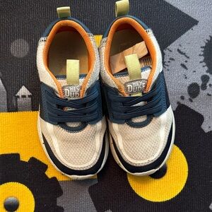 Hey Dude Kids' Shoes with Navy and Orange Highlights